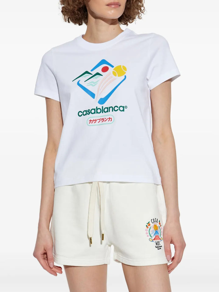 Casablanca TSHIRT - White | 00310240771af9fe4968bf133a0cc07d88a43df0
