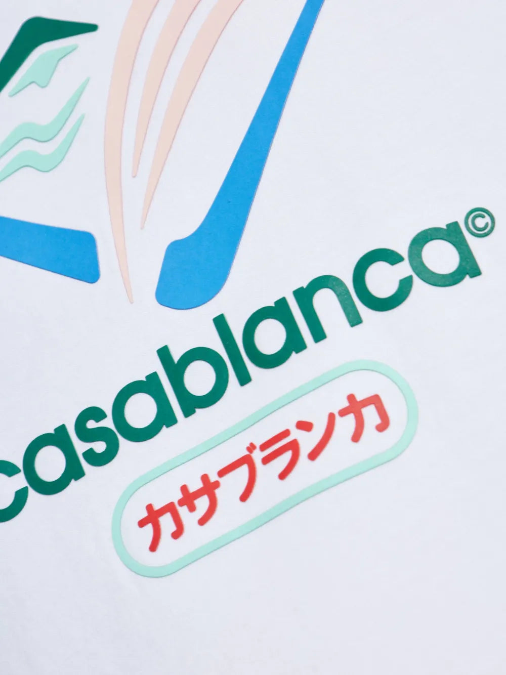 Casablanca TSHIRT - White | 32d9de6daf5ae2c5e46a97e697f0ee5c45e4b808