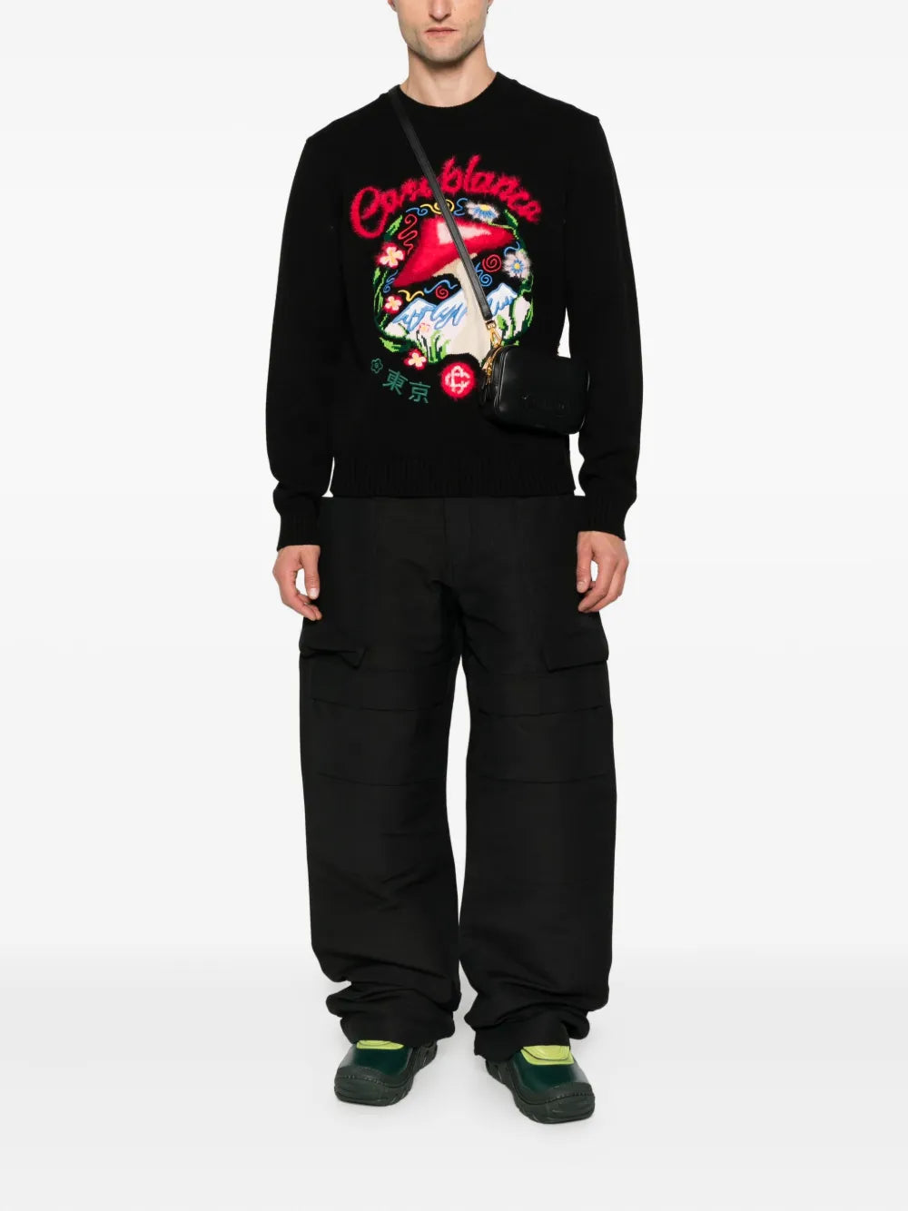 Casablanca SWEATER - Black | 0b931e4fda5f63c0b09729a997837761945674fb