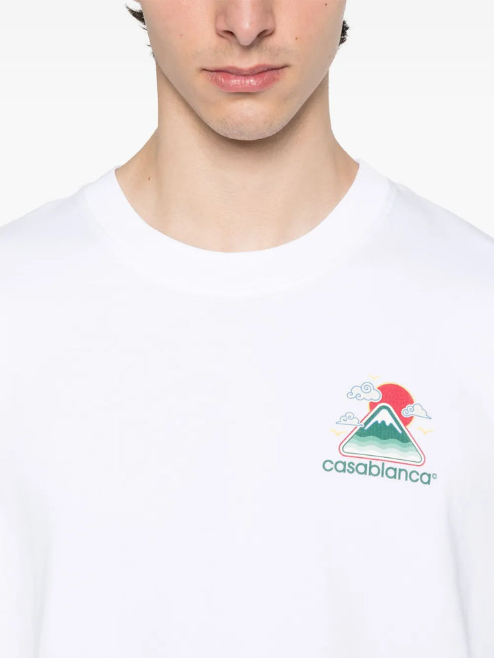 Casablanca TSHIRT - White | 44a097a7a3b8b4aff1166a20f86b7ce86f13704e