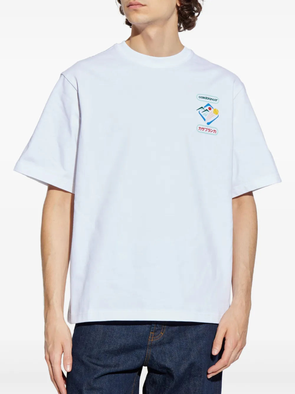 Casablanca TSHIRT - White | 9bd9319f10e5f4587508981da28cc59523a8da87