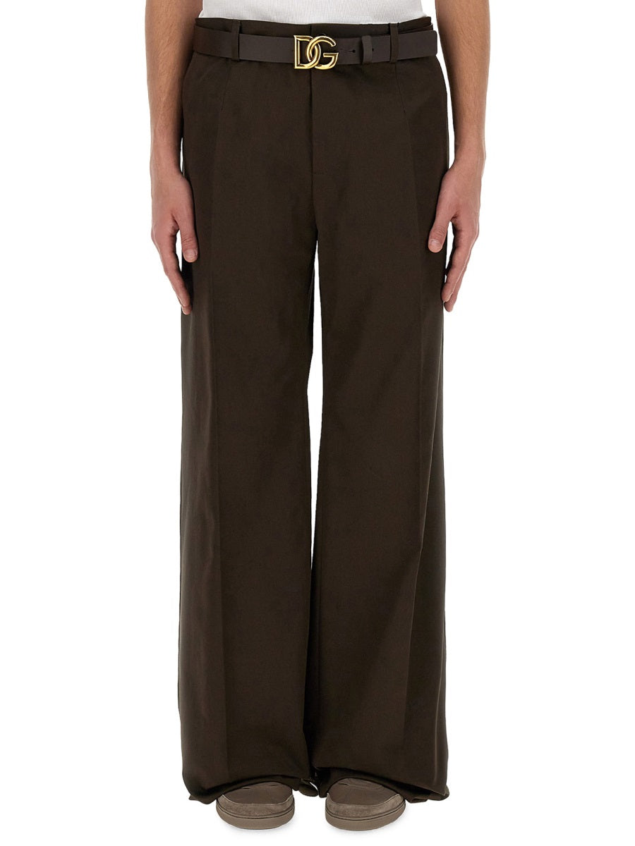 Dolce & Gabbana Pants - Brown | Wanan Luxury