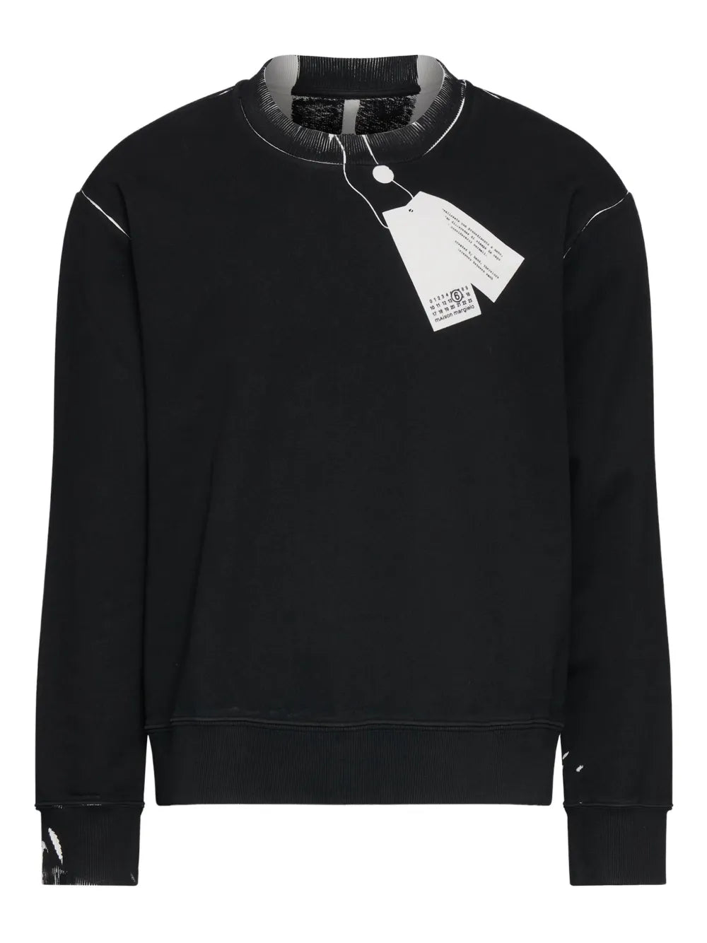 Mm6 Maison Margiela SWEATSHIRT - Black | 61061a5f06e469e3499f83d0ee4a46fb02c138bd