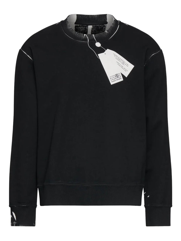 Mm6 Maison Margiela SWEATSHIRT - Black | 61061a5f06e469e3499f83d0ee4a46fb02c138bd