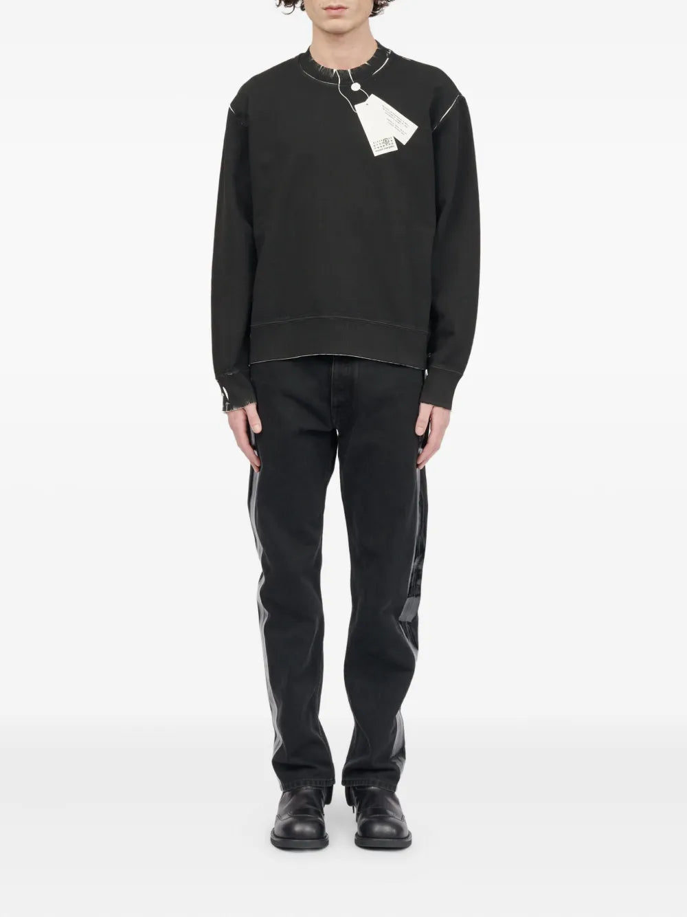Mm6 Maison Margiela SWEATSHIRT - Black | 6fbb70f7415240985d235eec188b79e9f5c15a5f