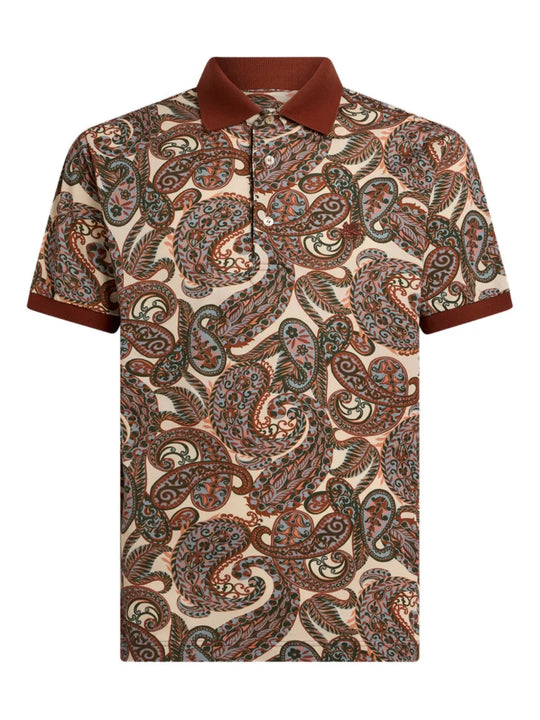 Paisley Print Polo