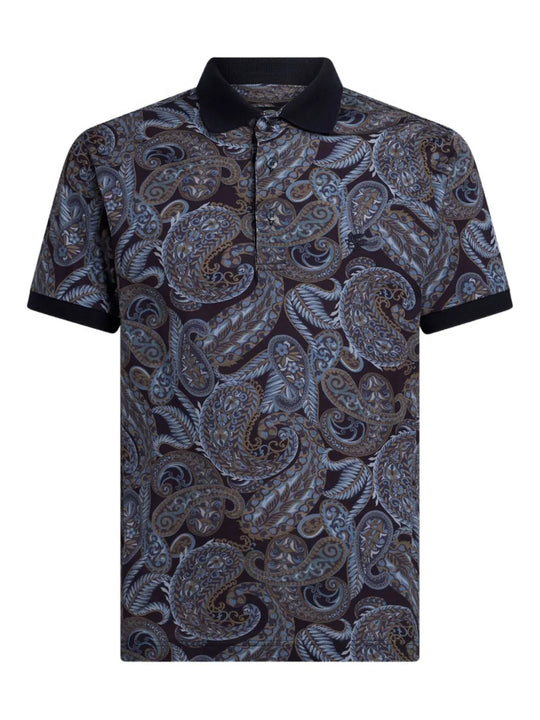 Paisley Print Polo