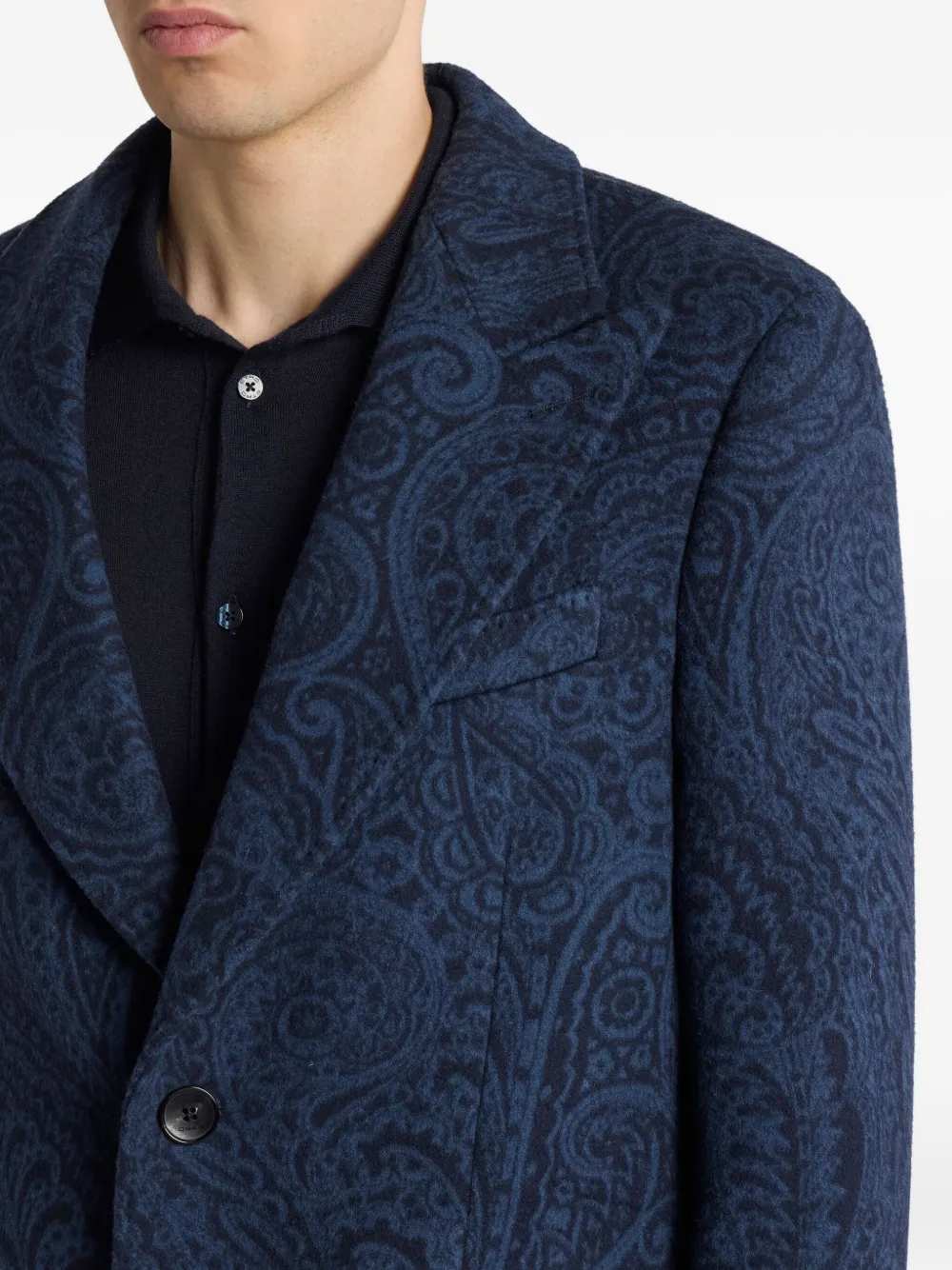 Etro COAT - Blue | 6e3976d4b360df7e4cc79a7220c25a9b80e621b6