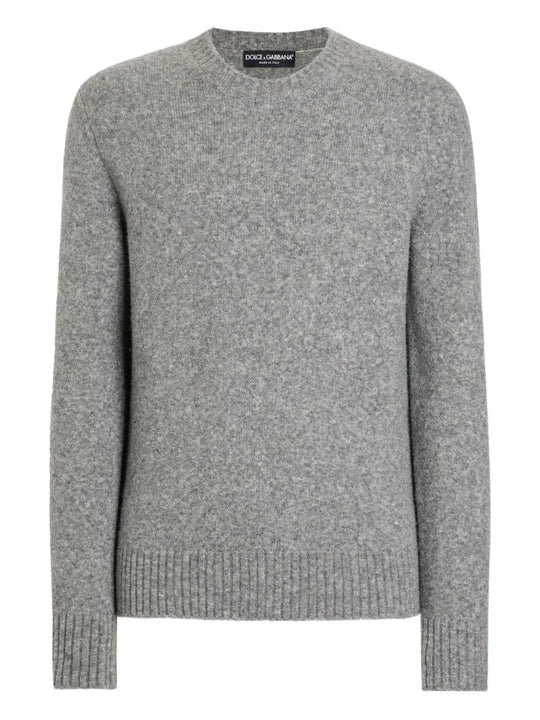 Long-Sleeved Crewneck Sweater Origin: Italy Features Gray Long Sleeves Crewneck Ribbed Collar Ribbed Cuffs Composition 70% Virgin Wool, 30% Polyamide Washing Instructions Read The Manufacturer`S Instructions Id Gxx02tjfmil