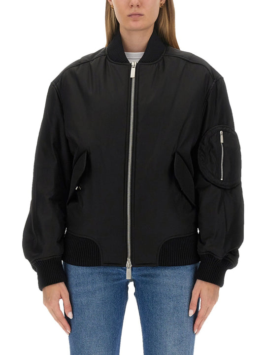 Nylon Bomber Jacket