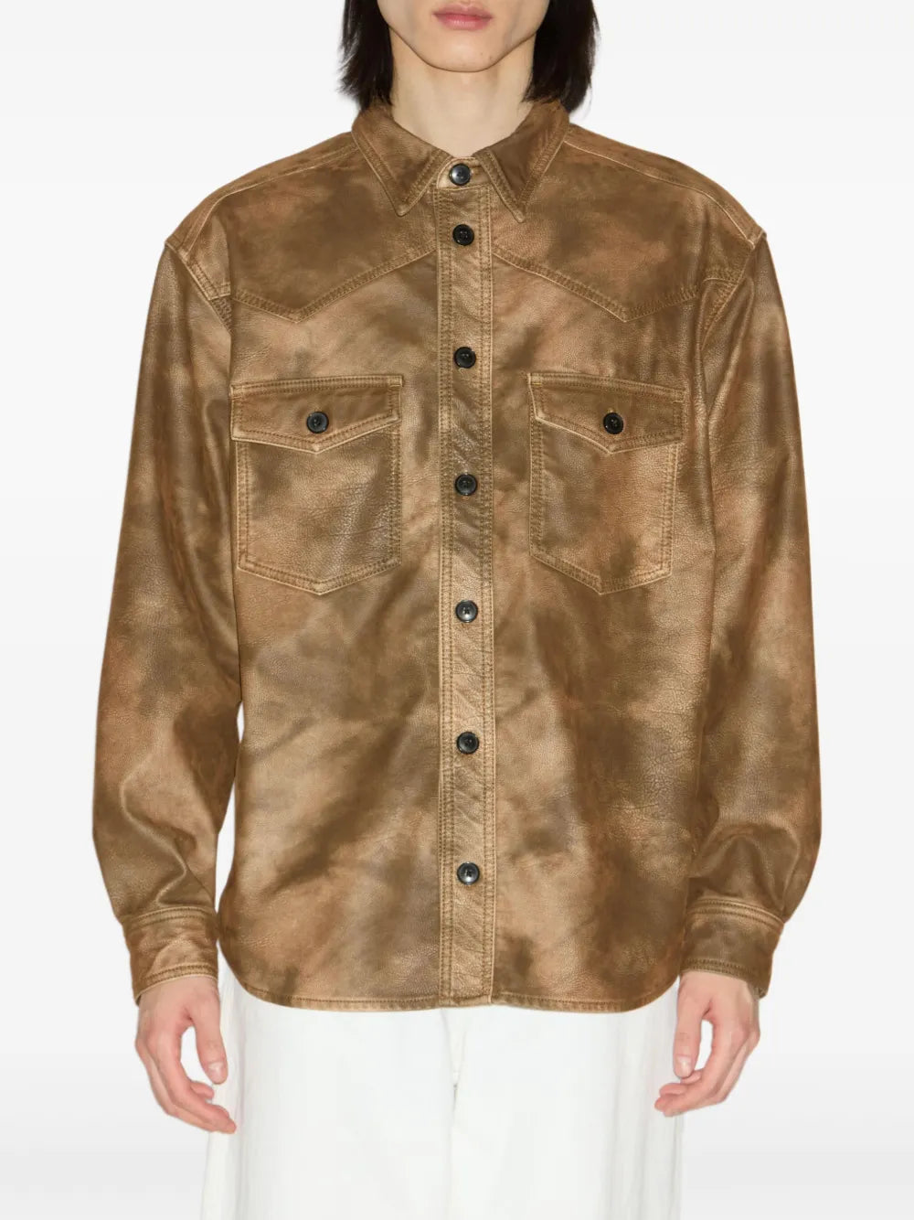 Marant SHIRT - Brown | 39a28cf9d0c43e2cc25f92d5bf12e07e11badd2d