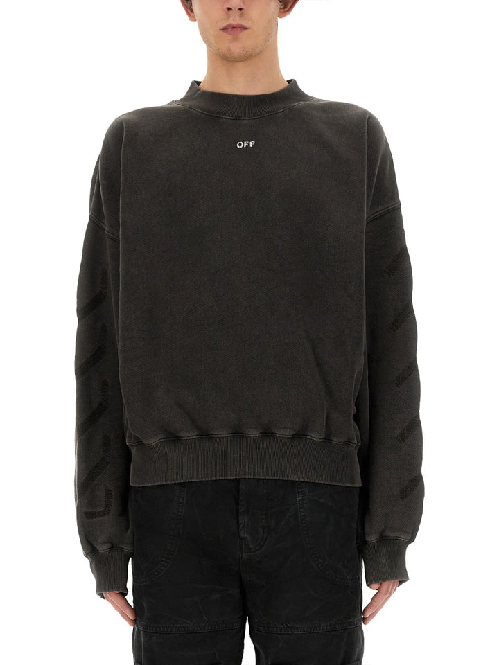 Off-White Sweatshirts - Grey | Wanan Luxury