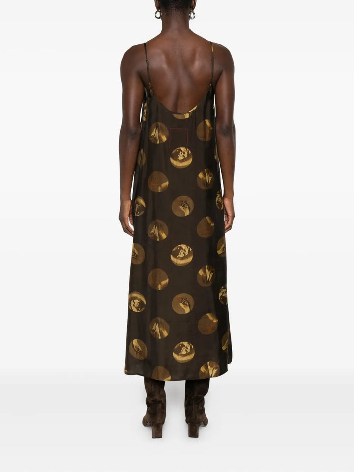 Uma Wang Long dresses - Brown | 27a2965e9f2e76d8a2163f6df7860e29b7528dc9
