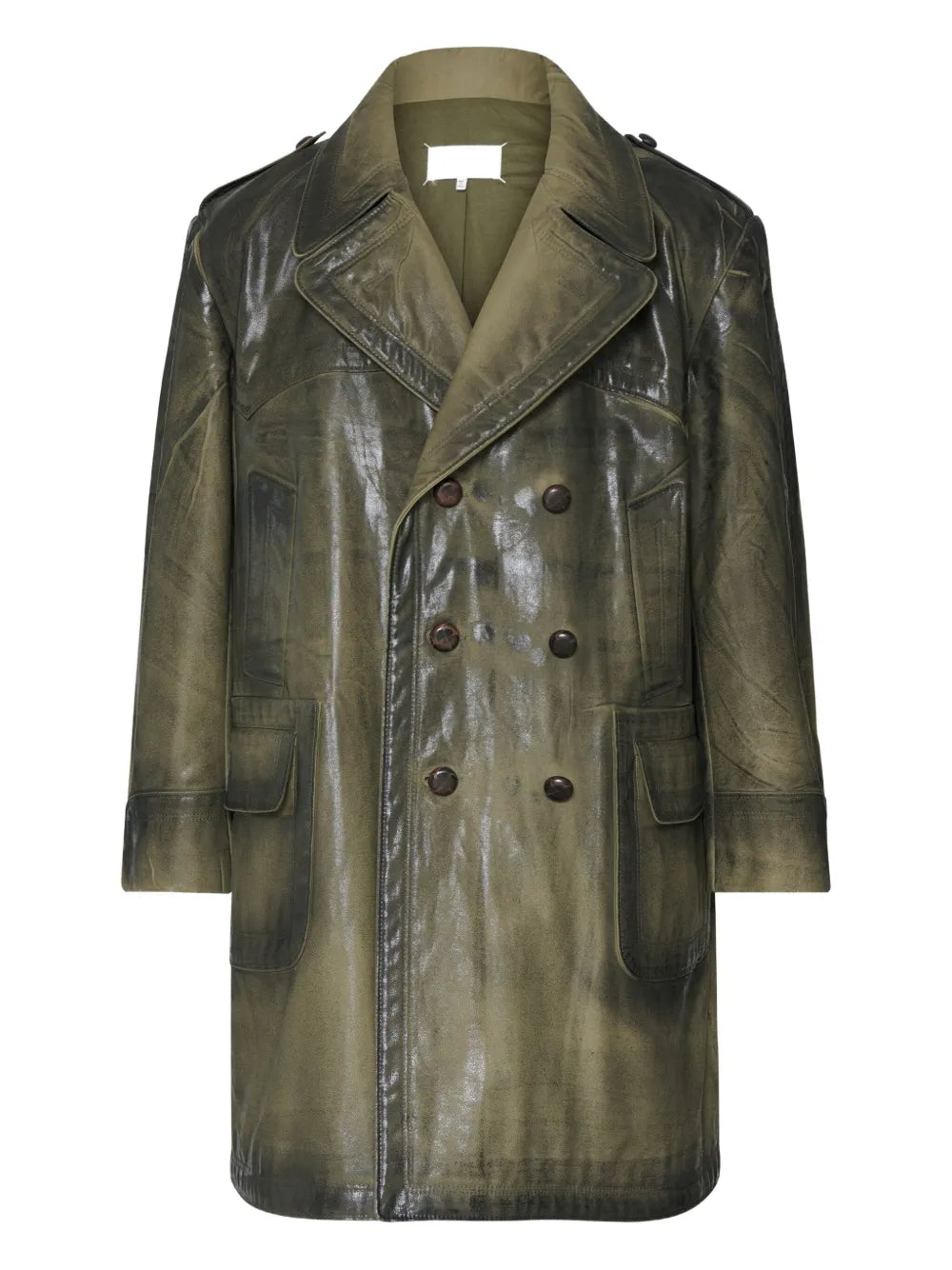 Maison Margiela Double breasted & peacoat - Green | 410deeca01a709ca6ff9c8e758276db0c8f1e8ed