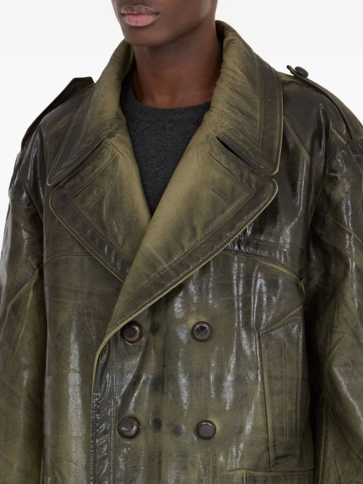 Maison Margiela Double breasted & peacoat - Green | a3b34e47426d86a887e6e5c216821b265c648f16