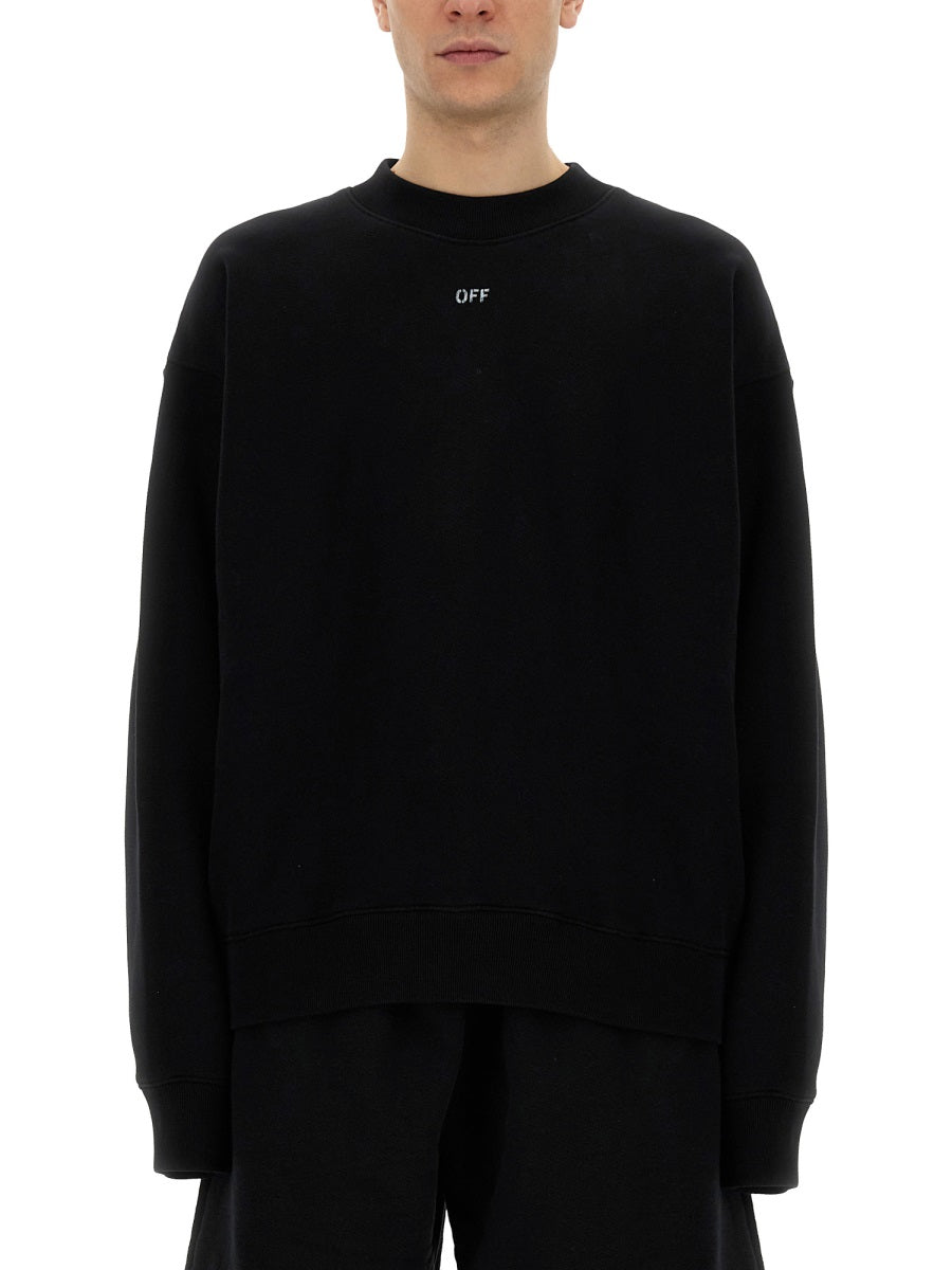 Off-White Sweatshirts - Black | Wanan Luxury