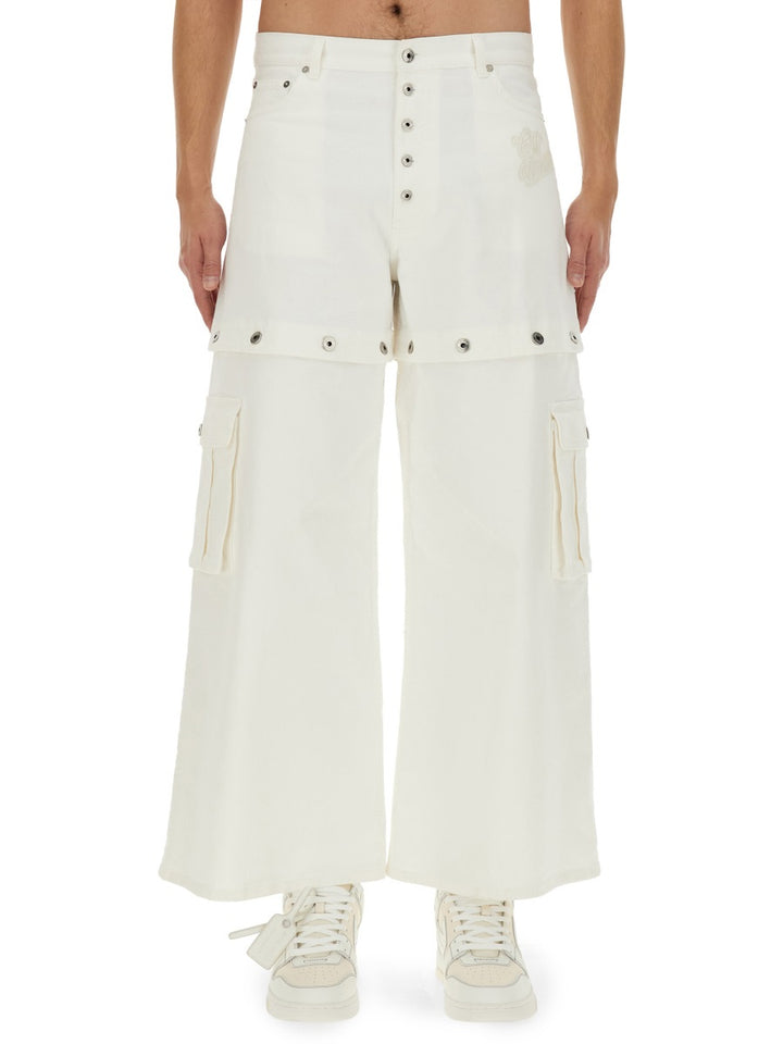 Off-White Denim - White | Wanan Luxury