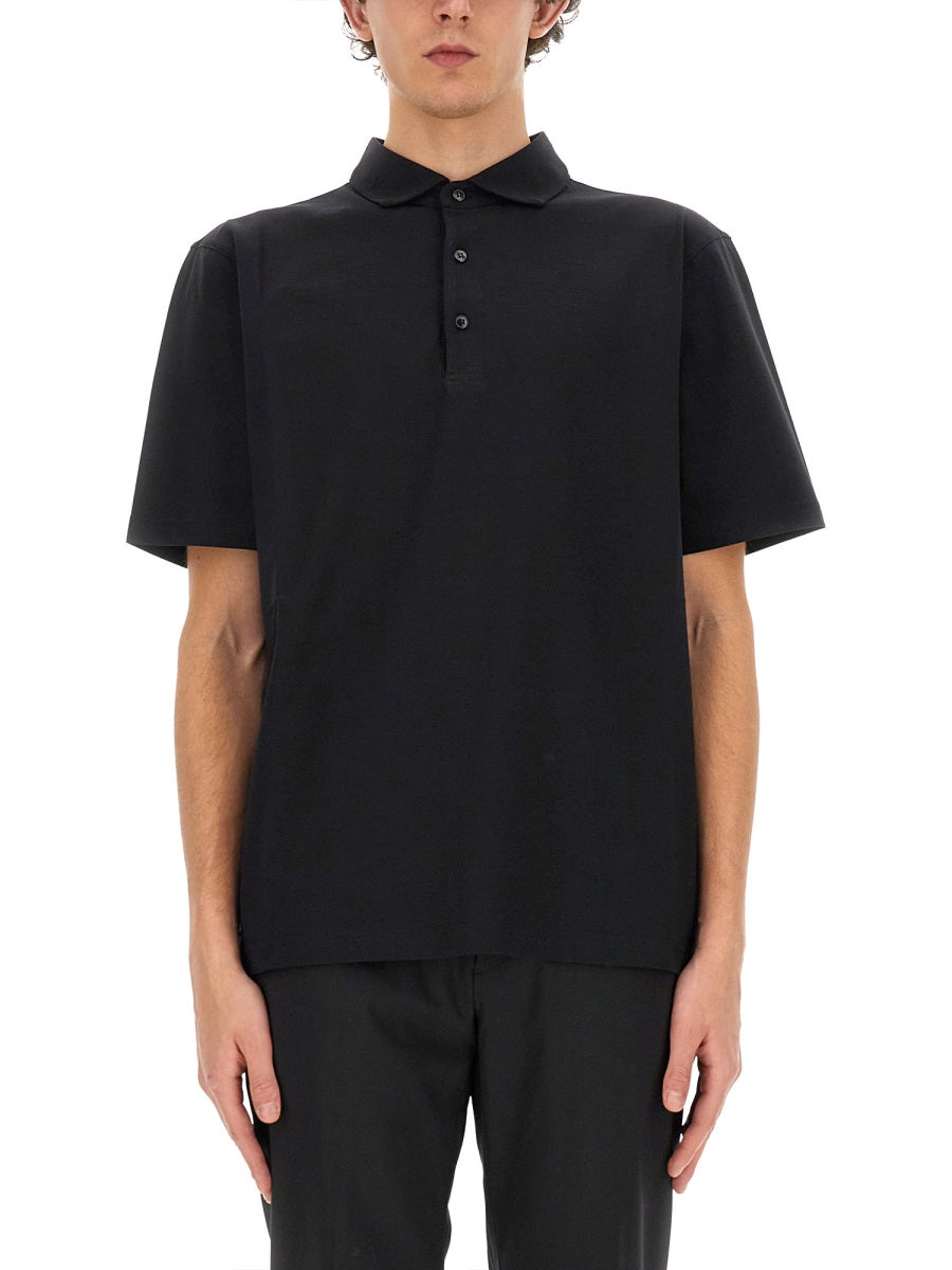 Lardini Polo - Black | Wanan Luxury