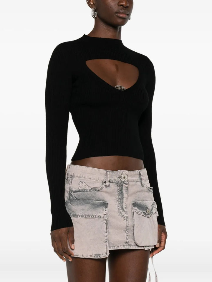 Diesel SWEATER - Black | 42b7c10dceee4e07e5f226f7c83fa17e5bb6c695