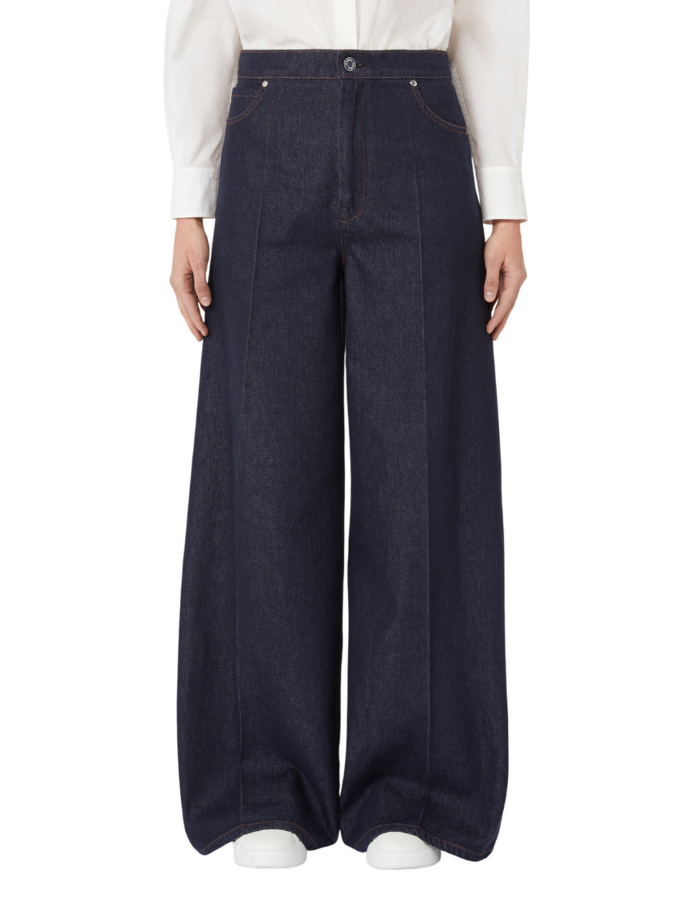 Max Mara PANTS - Blue | c128562e53f84082f8372b5bc59269c9a65ddf99