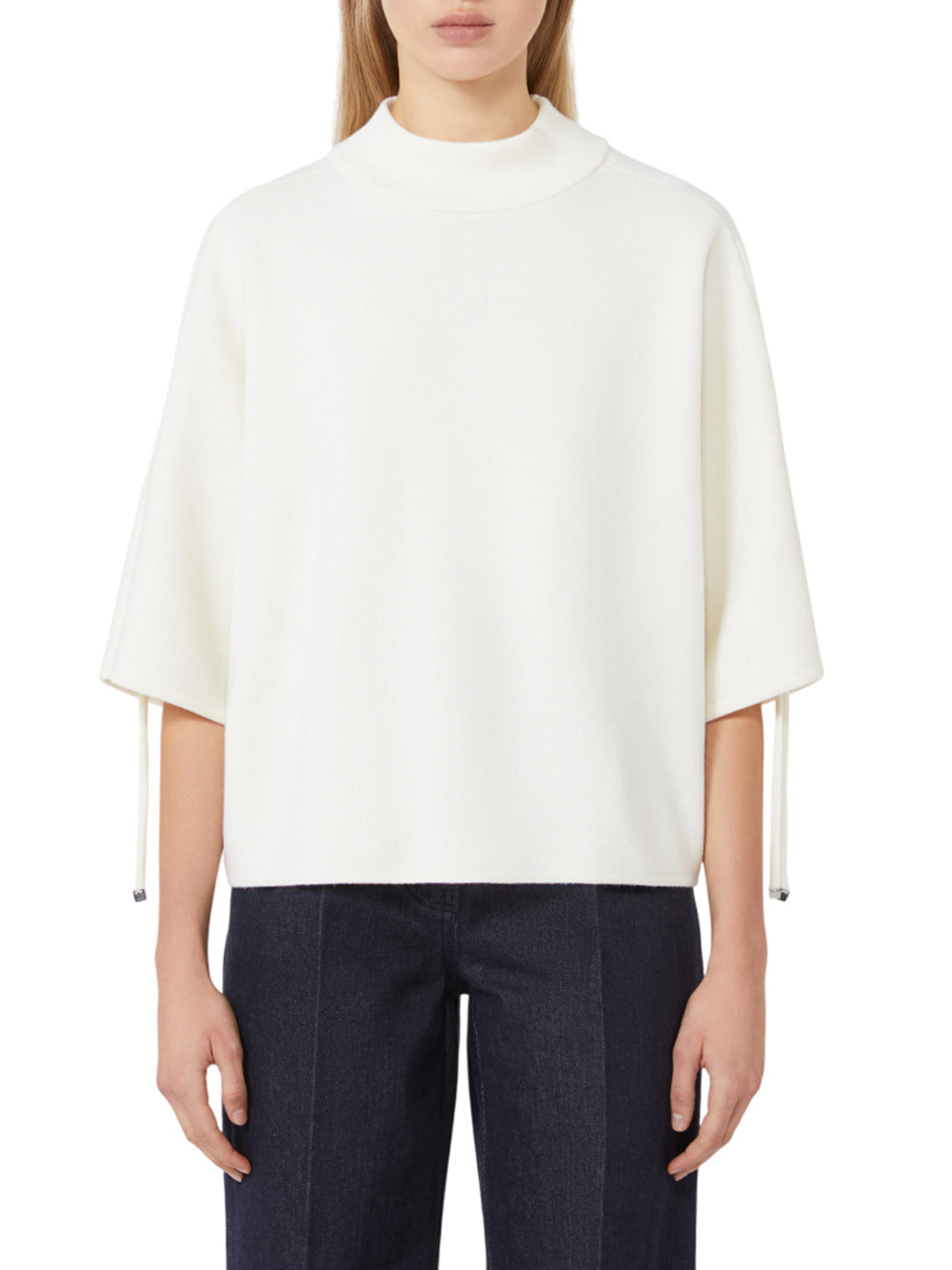 Max Mara SWEATER - White | 60ff90f472ea4fb599ceabd88ff3aa2685d572fe