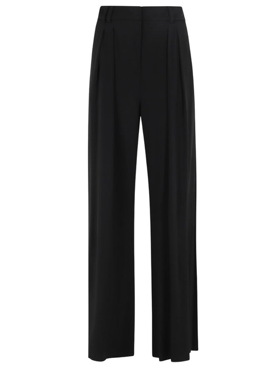 Flowing Viscose Jersey Trousers