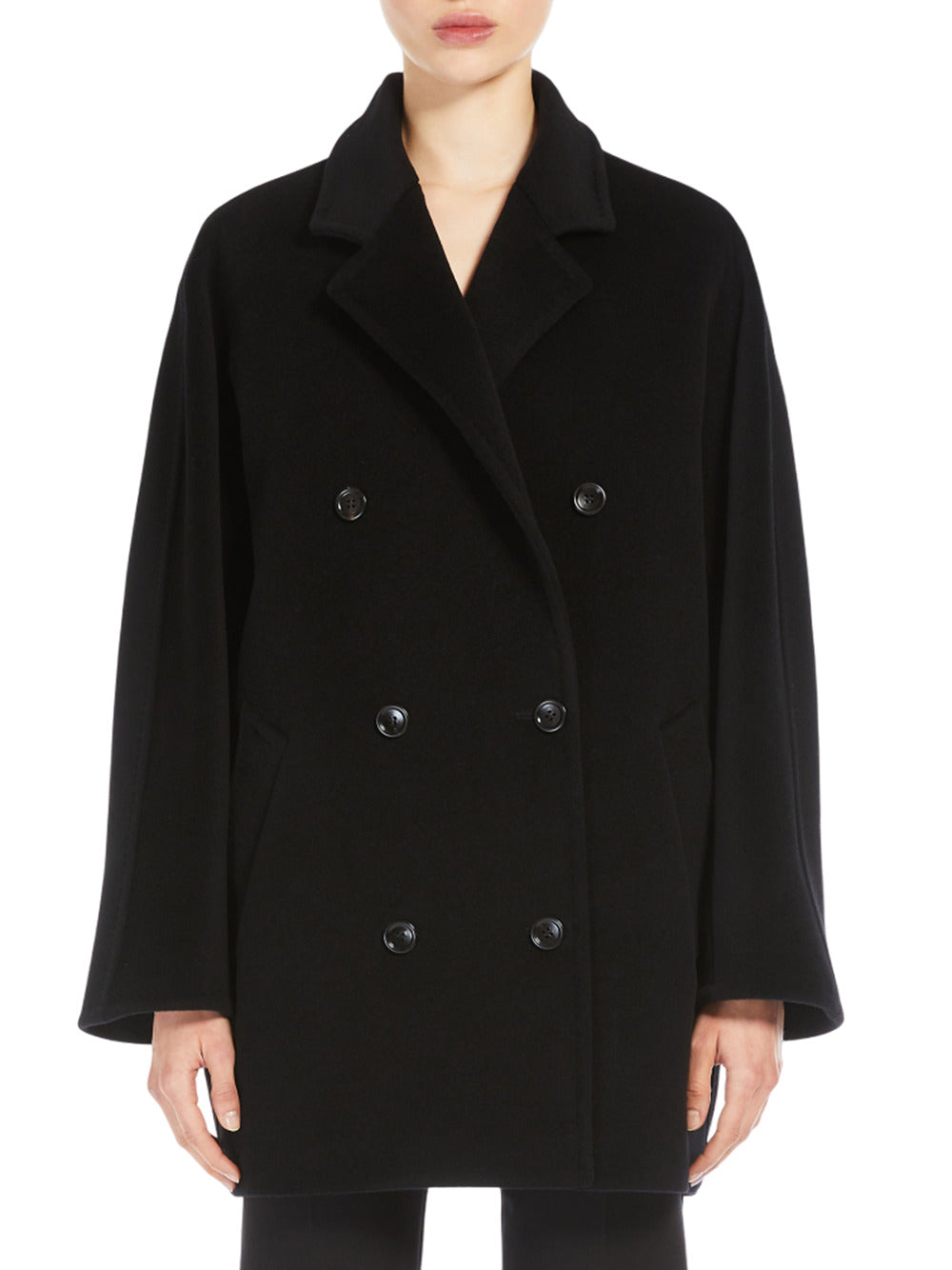 Max Mara Cape - Black | be8b9a041c4b102eba93b95be8b24521622e6379