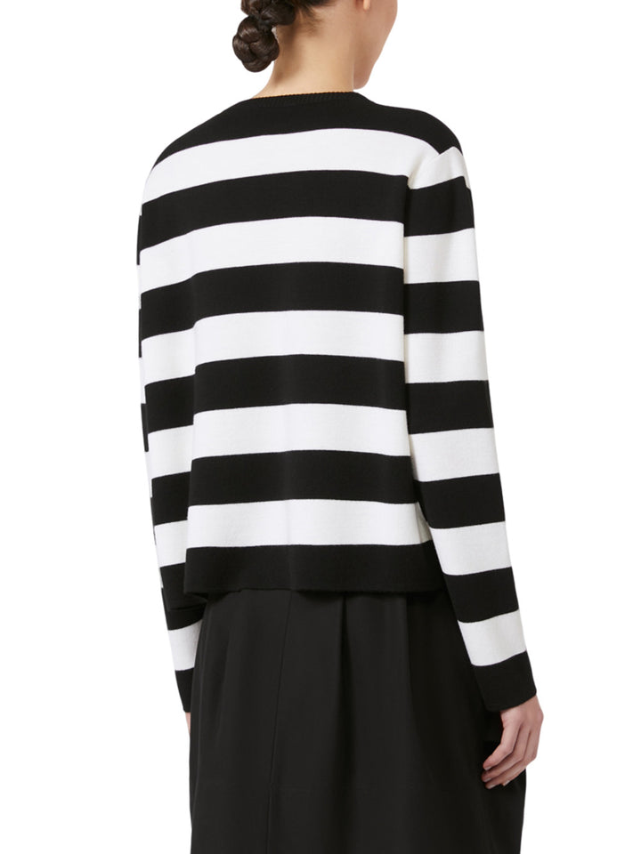 Max Mara SWEATER - White | 04be9868af63ea49600fd5359f3c26656ca1d10c