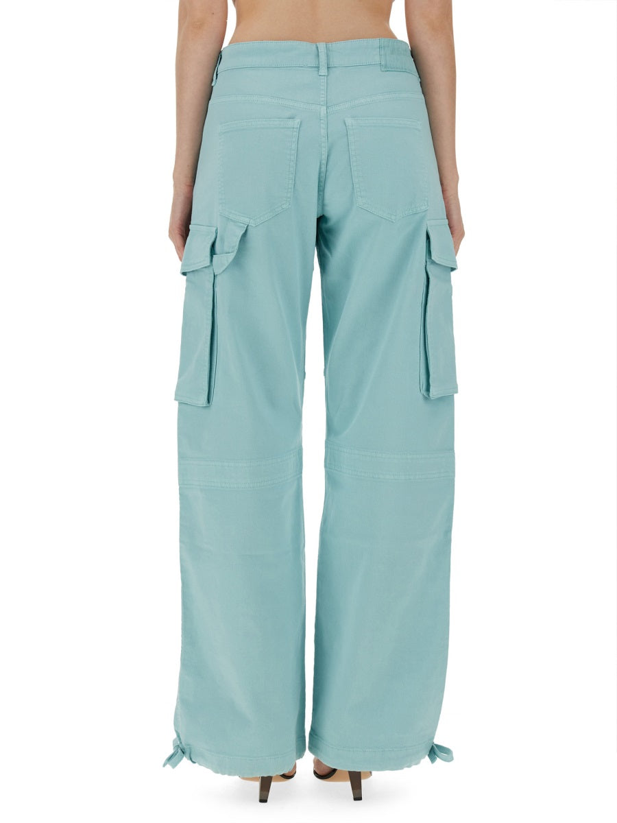 Moschino Jeans Pants - White, Light Blue | Wanan Luxury