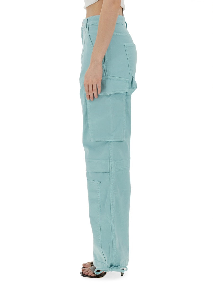 Moschino Jeans Pants - White, Light Blue | Wanan Luxury