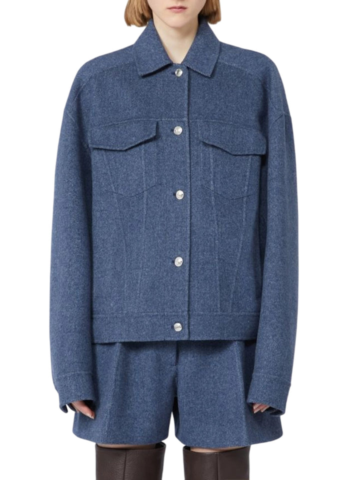 Sportmax JACKET - Blue | 44cdefd9dd54d3e662725cda6d3f67b69ca51245