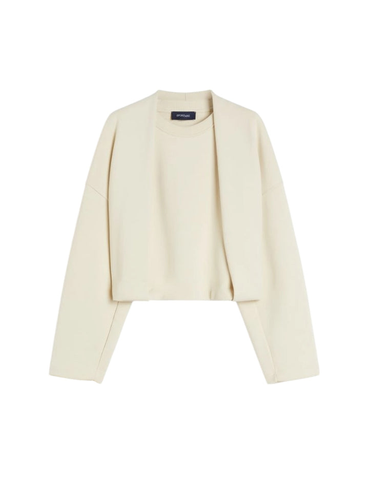 Sportmax SWEATSHIRT - White | 83c4c81e07a3fa599ed3461328fd7258f3f3ff19