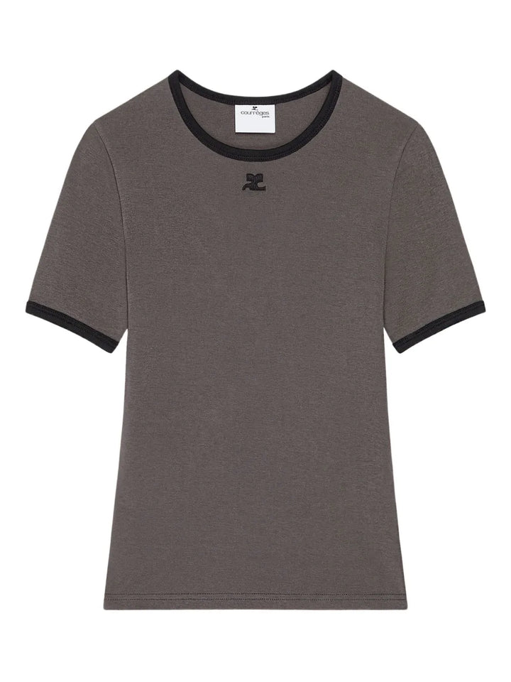 Courreges T-shirts - Grey | 07b4c9e0bc6985ab8313f2682a08a3e09ce4f430