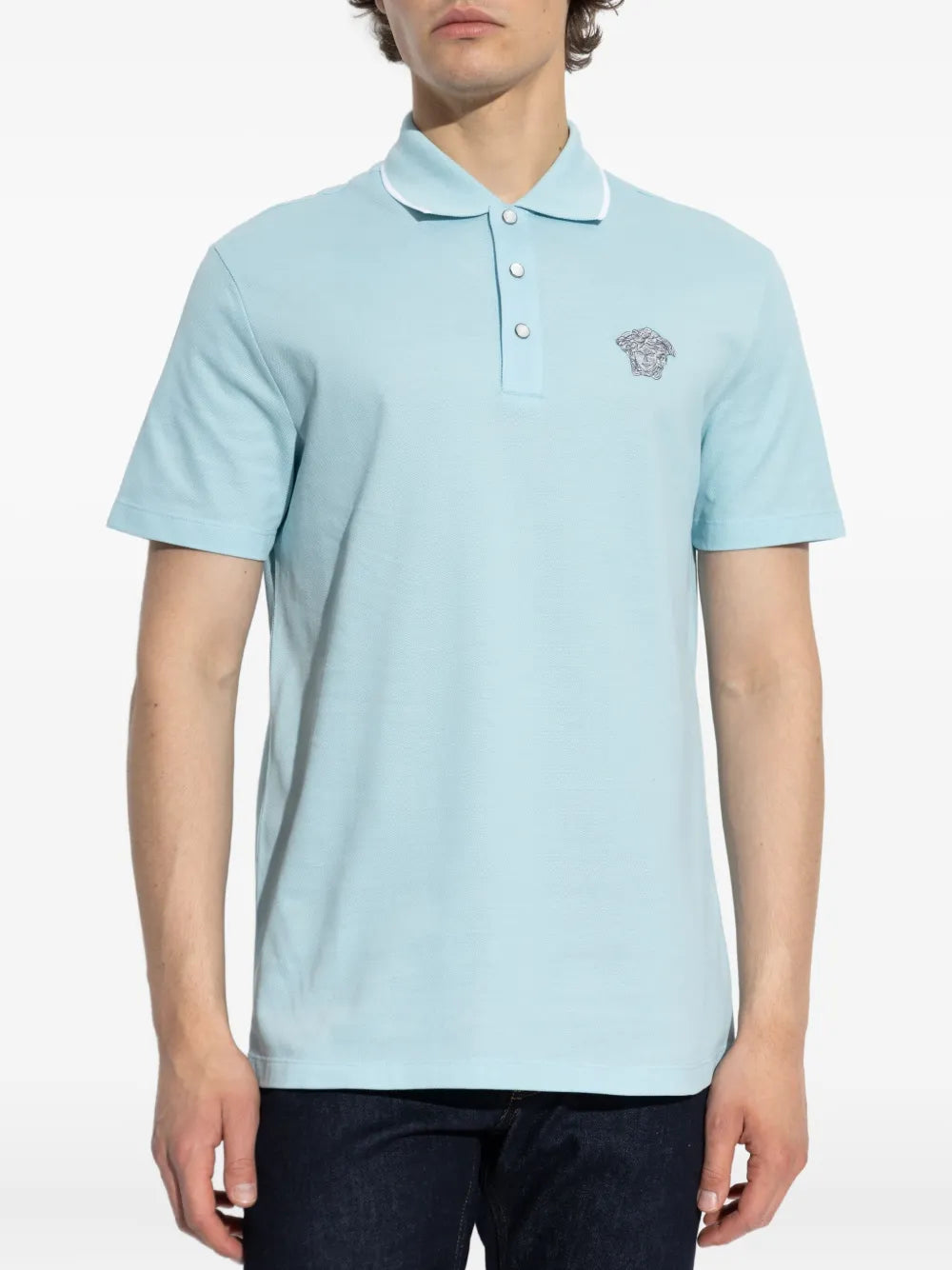 Versace POLO - Blue | 6631b35facb40f4a3886d55578885535e0463a9b