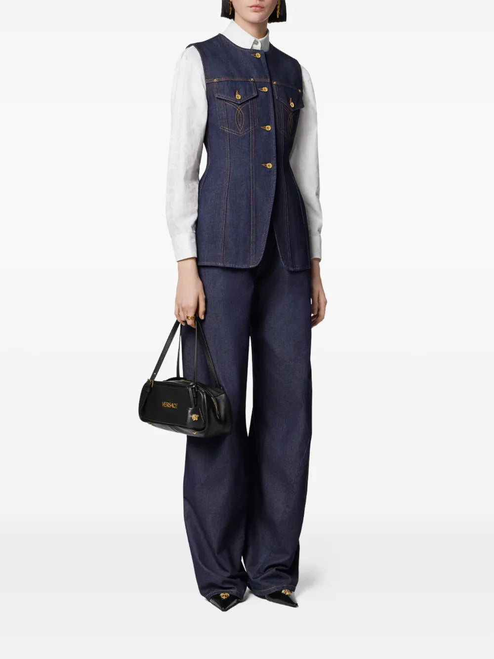 Versace TOP - Blue | dbd6a6c22fdba04b13c6b6d2089d2f7c2d813731