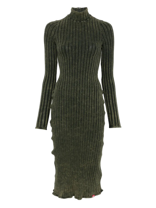 D-Wavya Ribbed Midi Dress