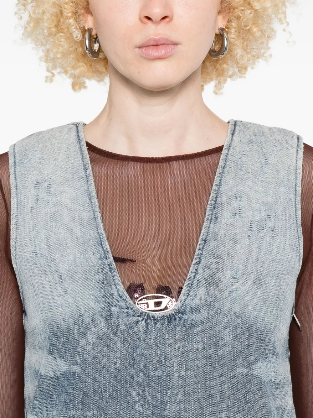 Diesel DRESS - Blue | 0c63e23e036b520f3c463c59f241eab221db6302