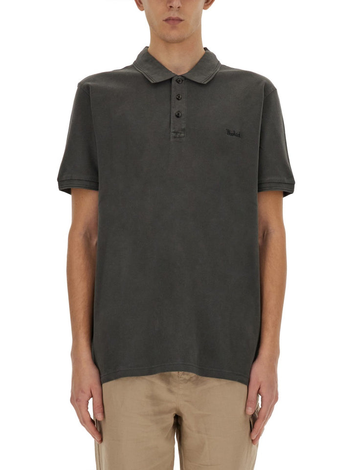 Woolrich Polo - Black | Wanan Luxury