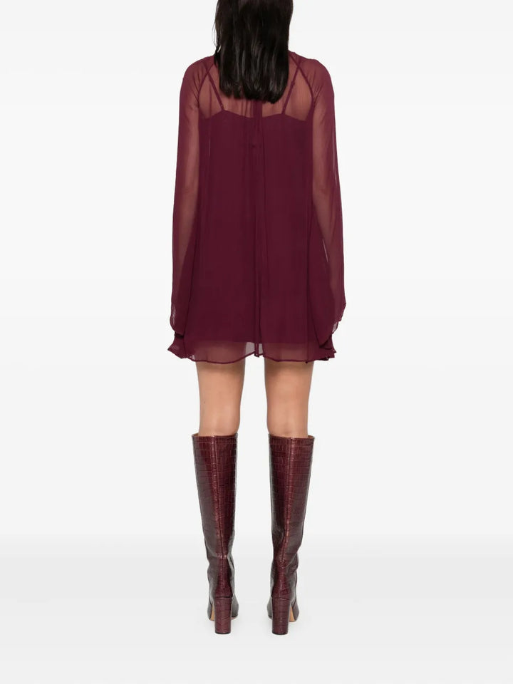 Staud DRESS - Pink & Purple | 6c42ecab1953cccfdf01f65ab70d65cb0d35f0cf