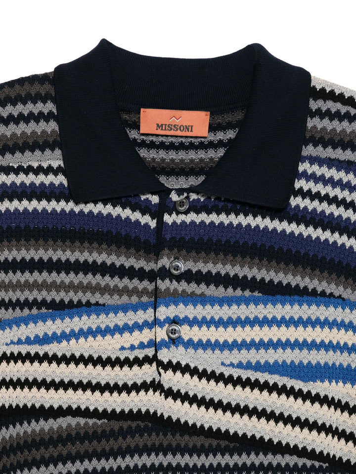 Missoni POLO - Blue | 827e74e58e4f0012d518770c8db1cc03c42a7625