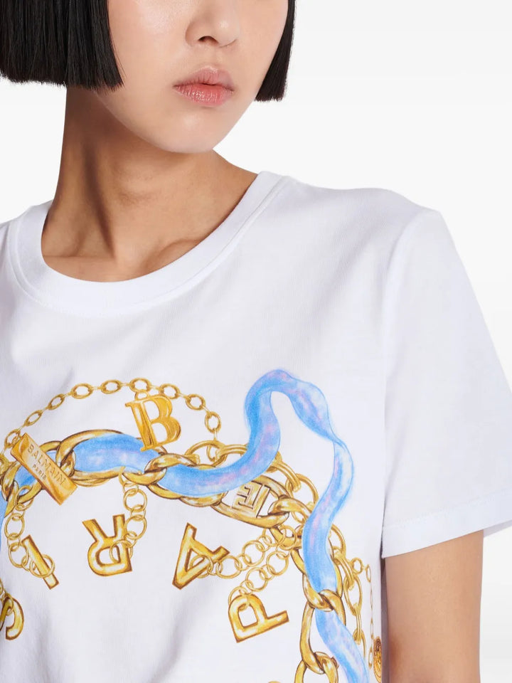 Balmain TSHIRT - White | 236a7d2aa68396c516464d879ec75f91ef494f37