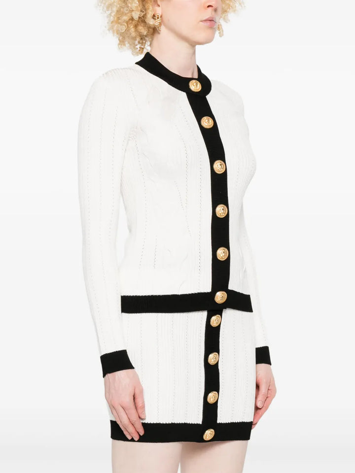 Balmain SWEATER - White | a171acacd071cdfdef1ab0bf5718edc81c9e97bd