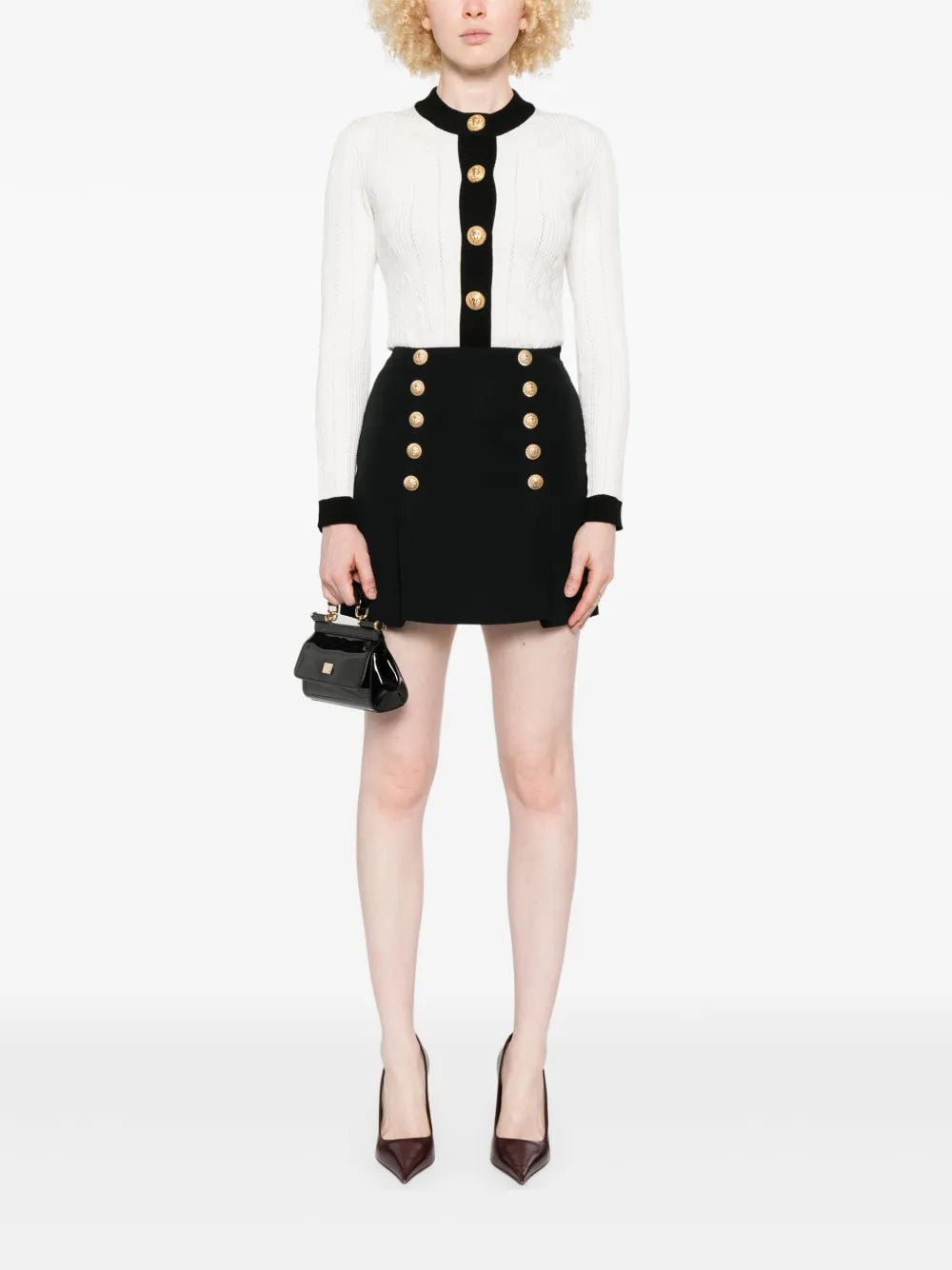 Balmain SKIRT - Black | b41f7c4dc64f9de0fc3bb20d2828b01d7a51226b