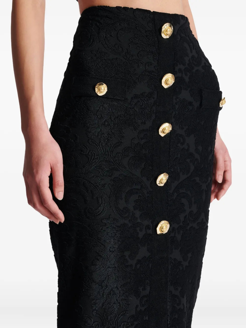 Balmain SKIRT - Black | da8ed15c337ca000c4f35ef7b0619b4451fd378b