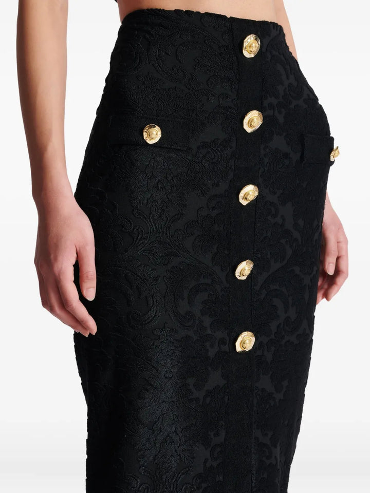 Balmain SKIRT - Black | da8ed15c337ca000c4f35ef7b0619b4451fd378b