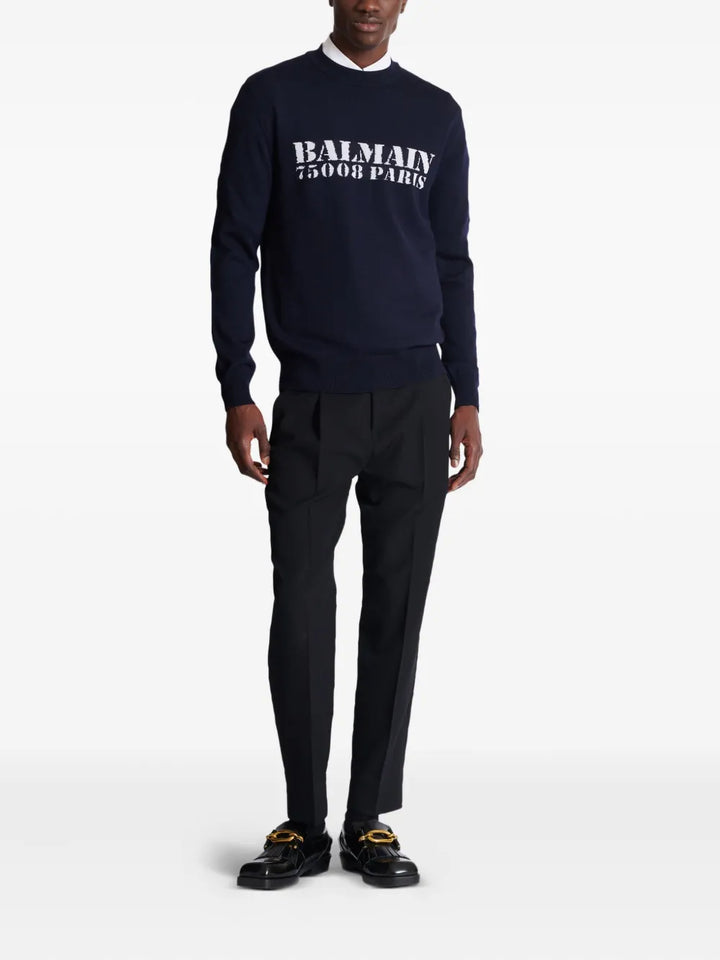 Balmain SWEATER - Blue | cb05b4fa4ad36ed671e13305c4ad61e90b0ca93f