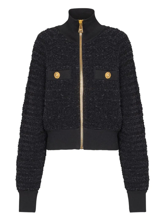 Tweed Bomber Jacket