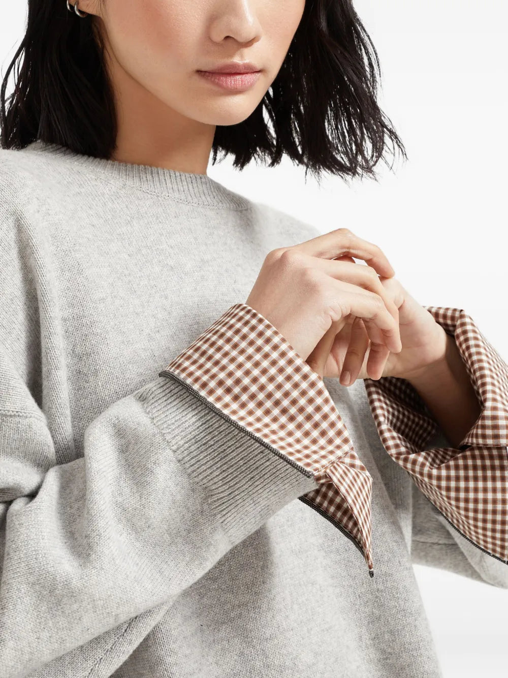 Brunello Cucinelli SWEATER - Grey | 2b71f8f3231b8c748bb52b488ac4dad38c3d6d9e