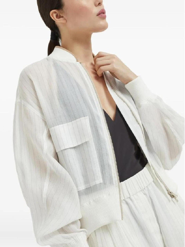 Brunello Cucinelli SWEATER - White | 43c8e684bd28d7be98f5b6d92c33cdb970b91e9a