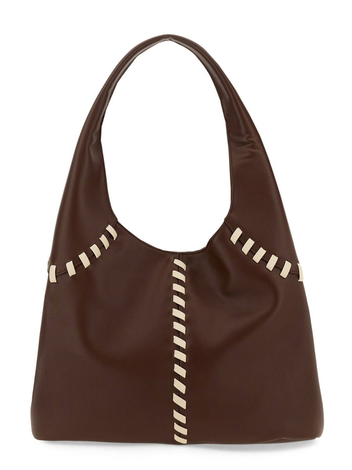 Themoirè Shoulder Bags - Brown | Wanan Luxury